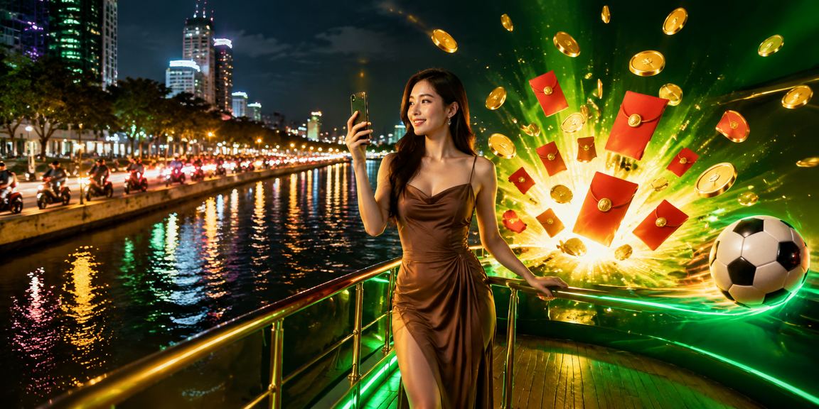 Không khí sôi động tại Hồ Chí Minh với cà phê và phong bì đỏ may mắn – hình ảnh gắn liền với văn hóa giải trí Việt Nam